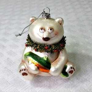 Whimsical Polar Bear Ornament